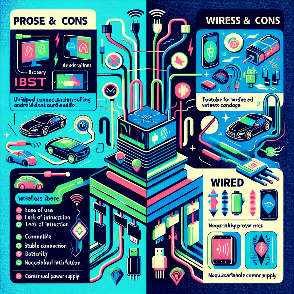 Wireless vs. Wired Connections for Android Car Audio: Pros and Cons
