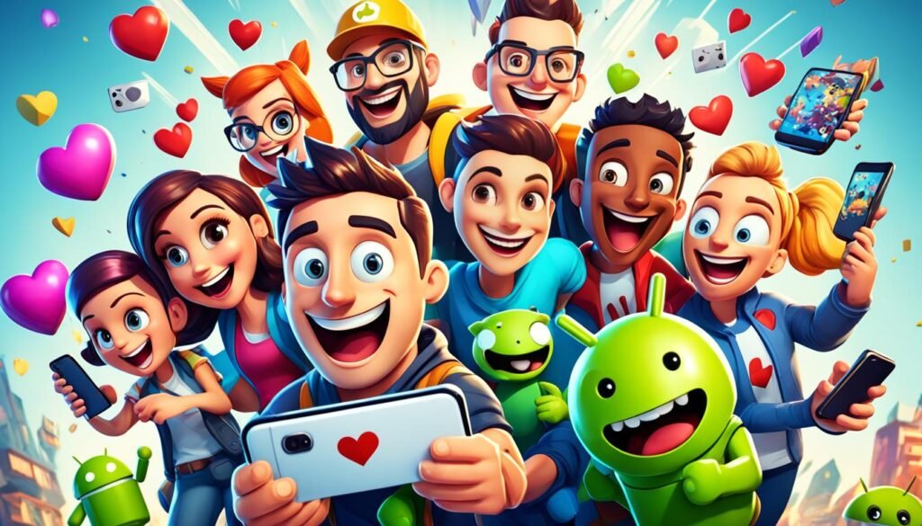 Virtual friendships in Android games