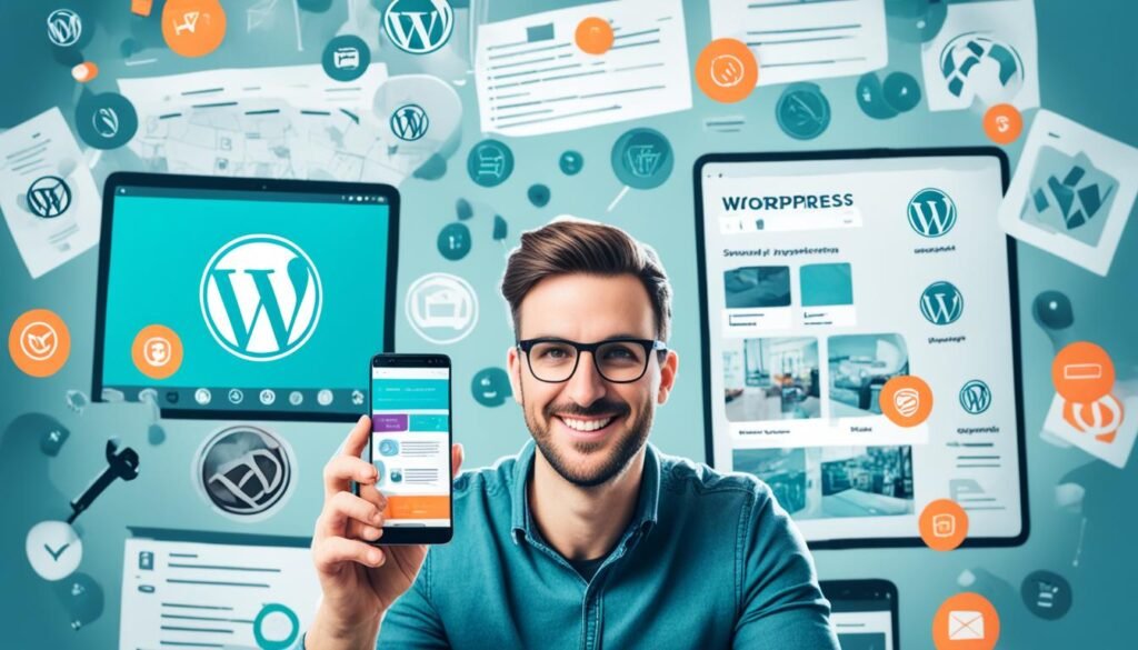 mobile wordpress management