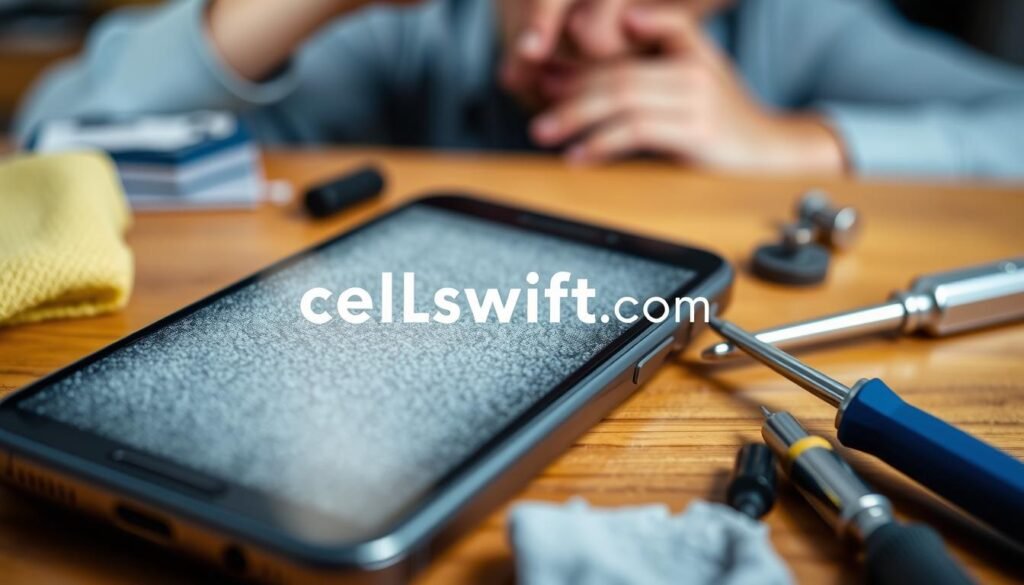 Troubleshooting frozen smartphone screens