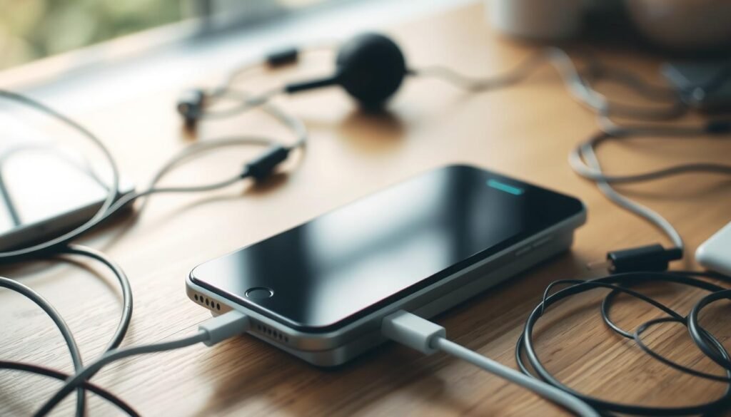 smartphone charging
