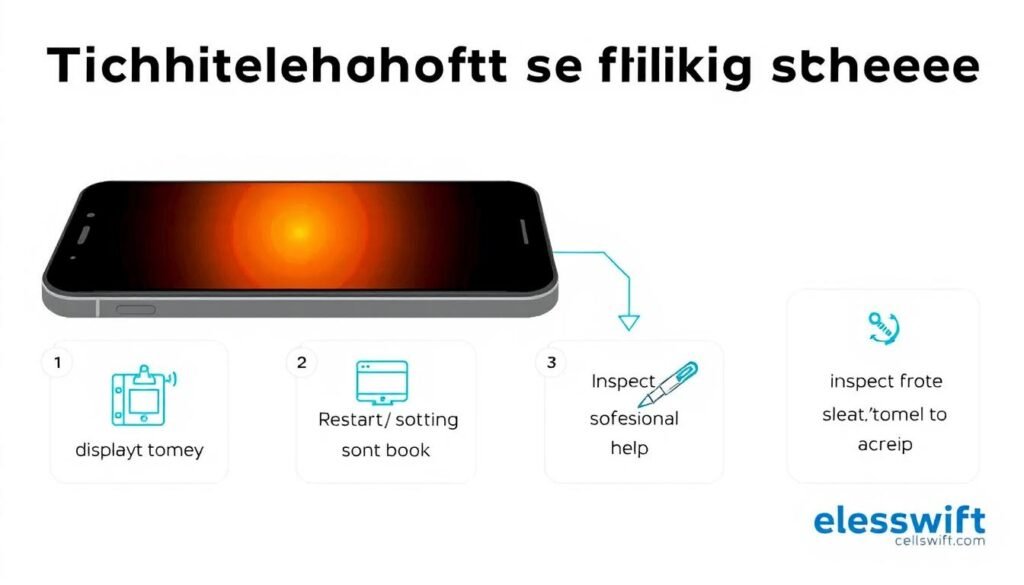 steps to fix screen flickering on smartphones