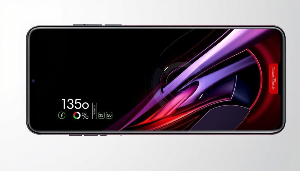 ASUS ROG Phone 9 Pro with QuadAntenna Gaming technology visualization for low-latency gaming