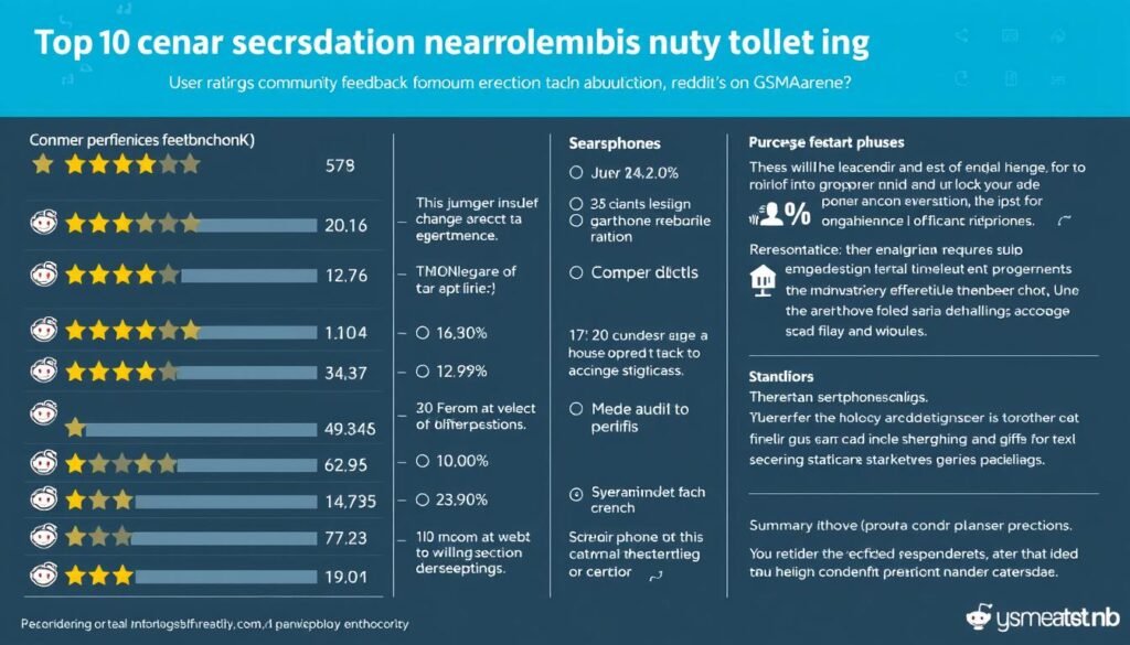 Compilation of user ratings and community feedback from Reddit and GSMArena for signal performance