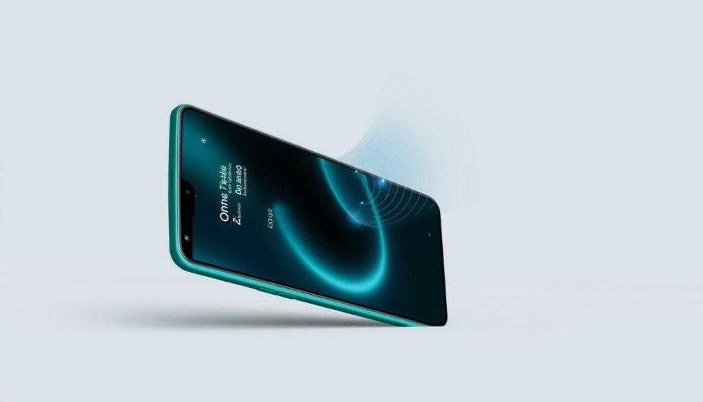 OnePlus 13 Pro smartphone displaying OmniAntenna 2.0 technology and signal strength