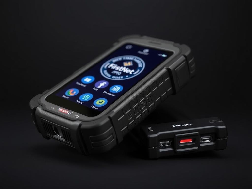 Sonim XP10 rugged smartphone with FirstNet capabilities highlighted