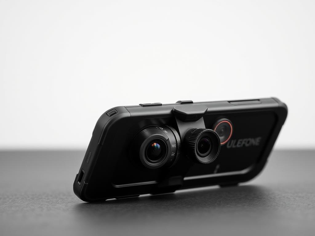 Ulefone Armor 22 rugged smartphone highlighting its advanced camera system